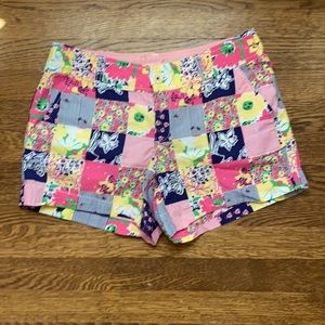 Lilly Pulitzer Patchwork Short Sz4